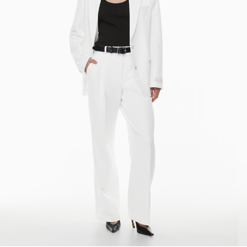 Aritzia Elegant White Pants